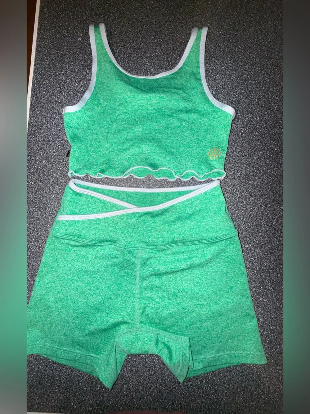 Honeycutt 2 Piece Dance Green Set Size Adult XX-Small